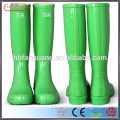 factory price new design fashion long rubber boots